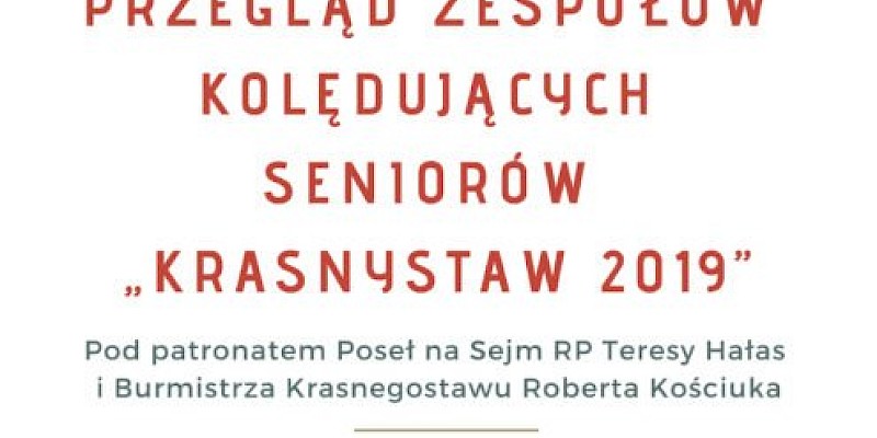 Seniorzy kolędują