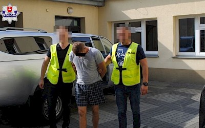 Chciał przejechać policjanta