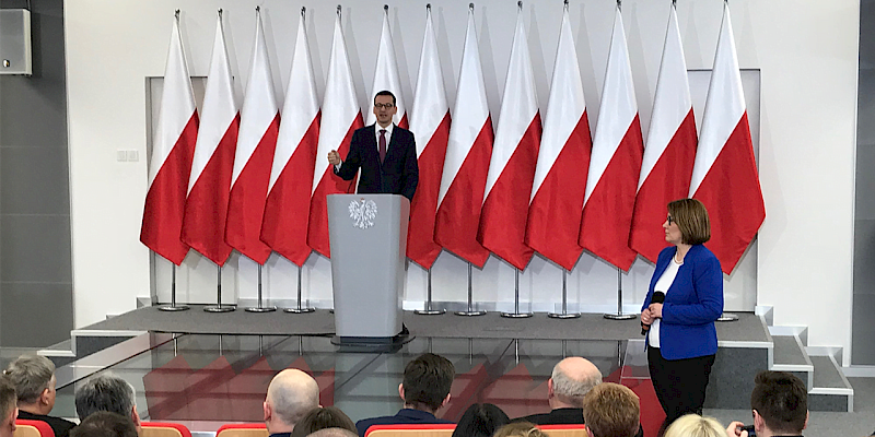 Mateusz Morawiecki w Chełmie: "Polska jako naród zasłużyła na "Drzewo sprawiedliwych"