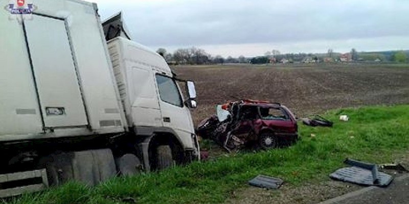 Z ostatniej chwili! Tragiczny wypadek na trasie Chełm - Rejowiec