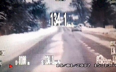 Punkty i utrata prawka. 134 km/h w terenie zabudowanym