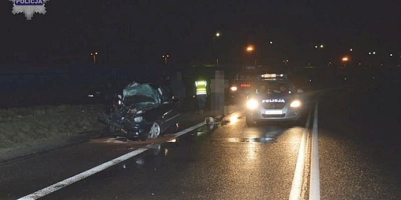 Tragedia na trasie Chełm-Dorohusk. Śmierć kierowcy na miejscu