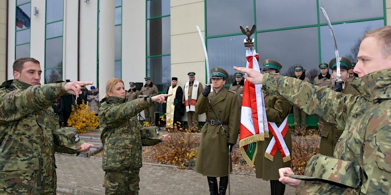 Straż Graniczna ma nowych funkcjonariuszy. Już złożyli ślubowanie