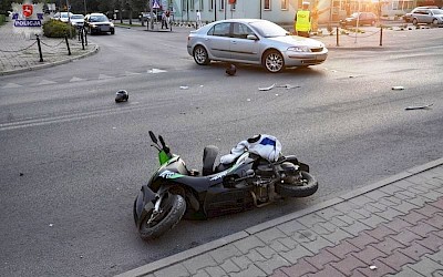 Zderzenie z motorowerem. Poszkodowane 4-letnie dziecko