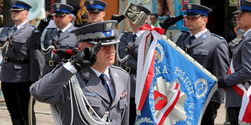 Wojewódzkie obchody święta policji w Krasnymstawie