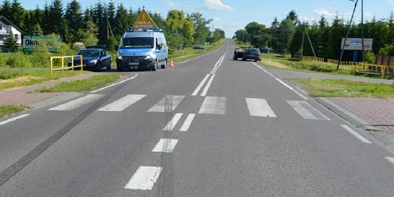 15 - latek potrącony na przejściu. Trafił do szpitala