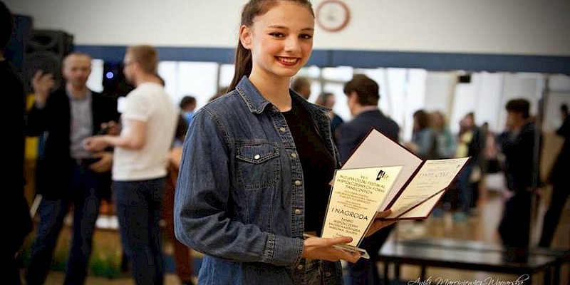 Solistka z zespołu ,,Ballo" laureatką festiwalu tanecznego