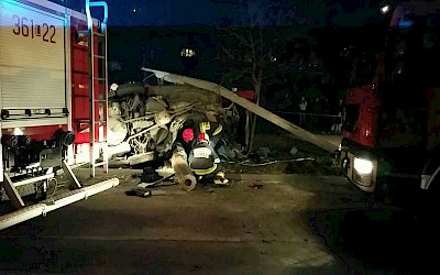 Tragiczny wypadek na Alei 3 Maja. Zginęła jedna osoba [ FOTO]