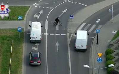 Wideo. Chełmscy rowerzyści jeżdżą jak chcą