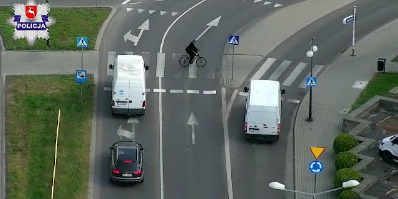 Wideo. Chełmscy rowerzyści jeżdżą jak chcą
