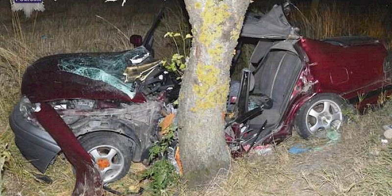 Śmiertelny wypadek w Sielcu. Zginął 19 - latek