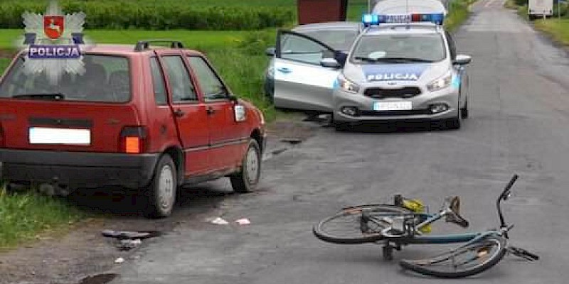 Krasnystaw: Zderzenie z rowerzystą