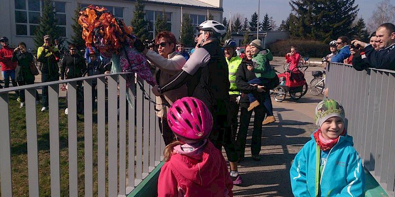 VI Rowerowe Topienie Marzanny z Niedźwiedziem