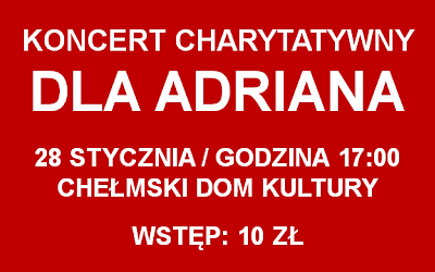 Koncert charytatywny dla Adriana