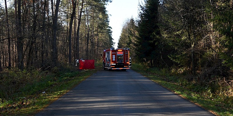 Zagroda. Mężczyzna zginął na miejscu