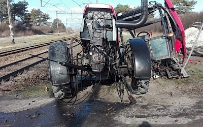 Rejowiec Fabryczny. Wypadek na przejeździe