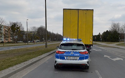 Ciężarówka potrąciła pieszą