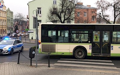 Autobus potrącił pieszego