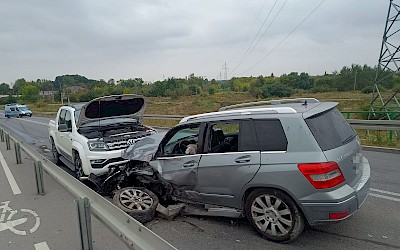 Zderzyły się trzy samochody