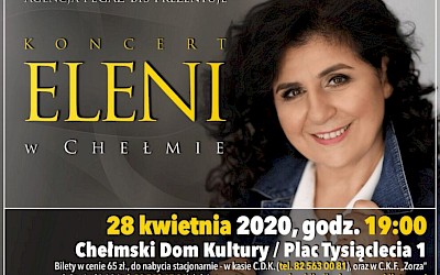 Eleni zaśpiewa w Chełmie dwa razy