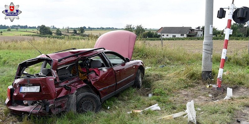 Tarzymiechy. Wjechał pod szynobus