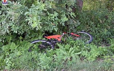 Nie zauważyła dziecka na rowerze