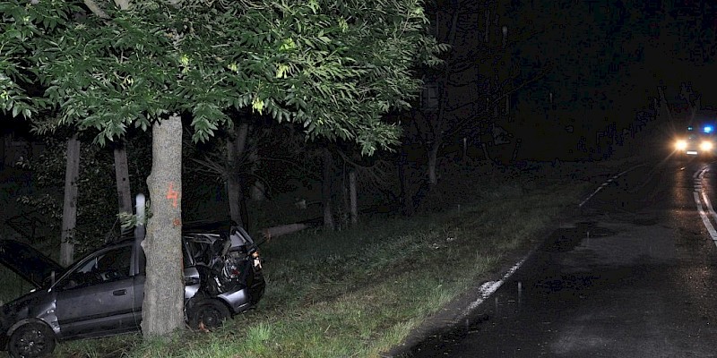 Stracił panowanie nad pojazdem